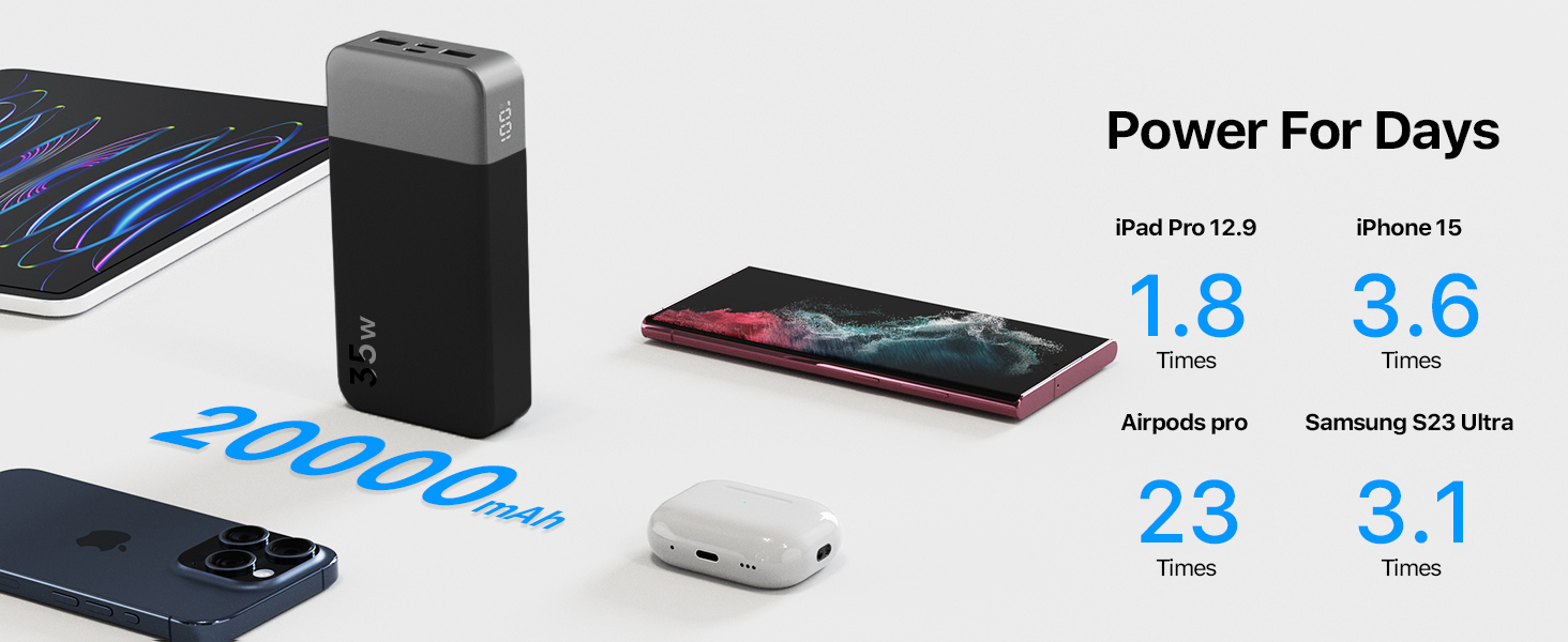 power bank fast charging 20000mah fast charging power bank