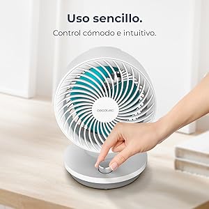 ventiladores; ventilador silencioso; fan; ventilador de mesa; ventilador cecotec; ventilador pequeño