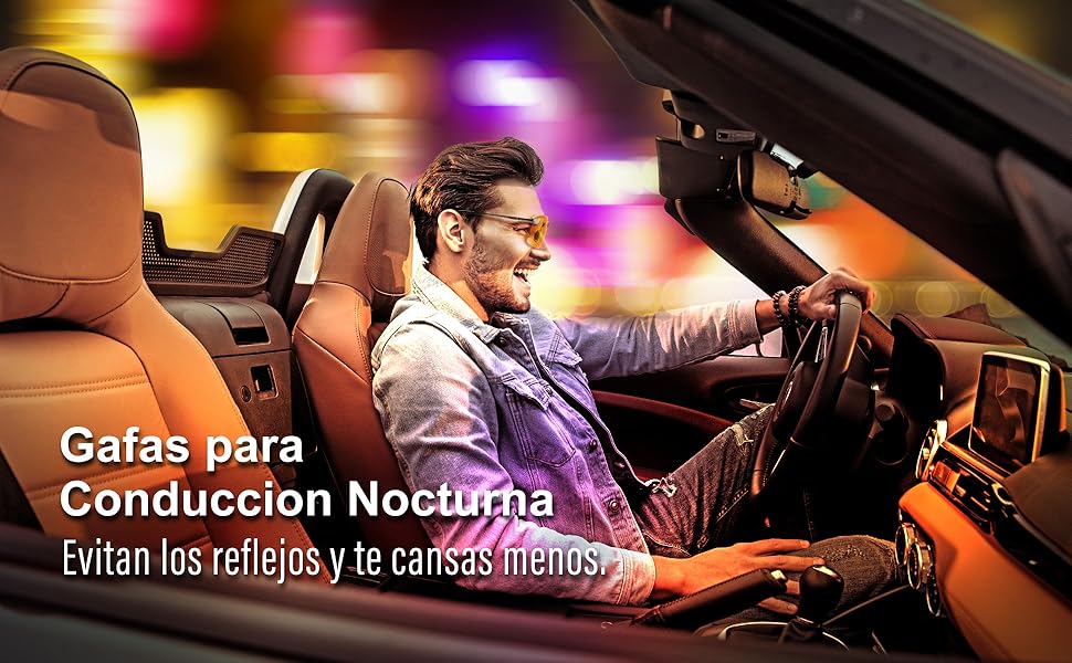 Gafas para Conducir de Noche Hombre