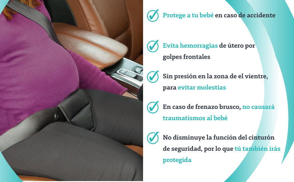 cinturon embarazada de seguridad de coche cinturon homologado embarazo coche