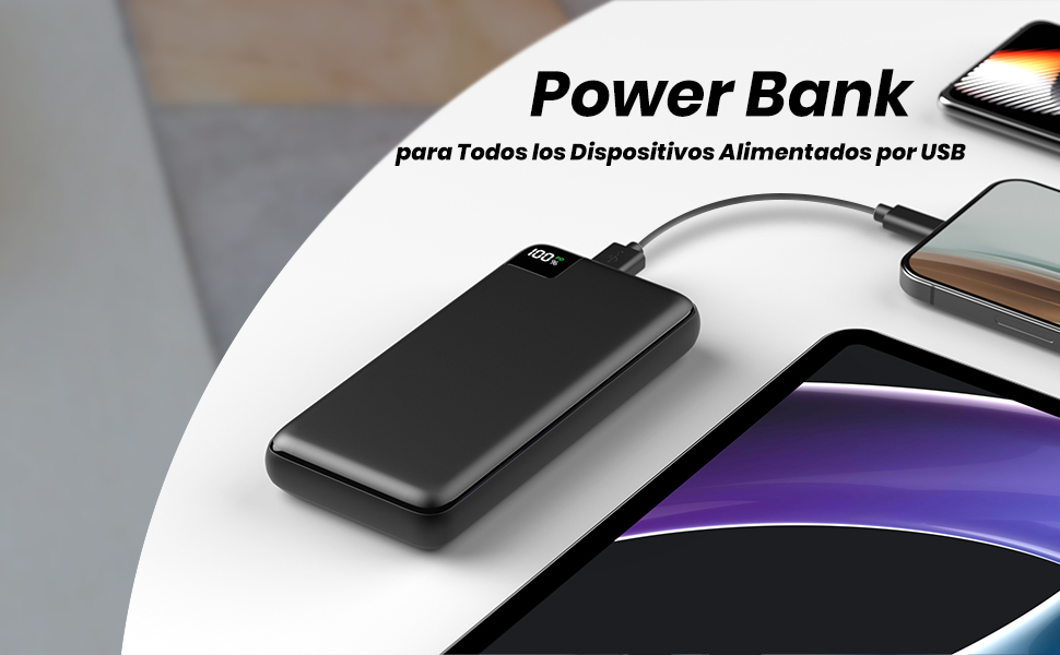 Power Bank para todos los dispositivos alimentados por USB