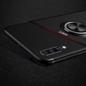 Funda Samsung Galaxy A50 con Anillo Imán placa metálica