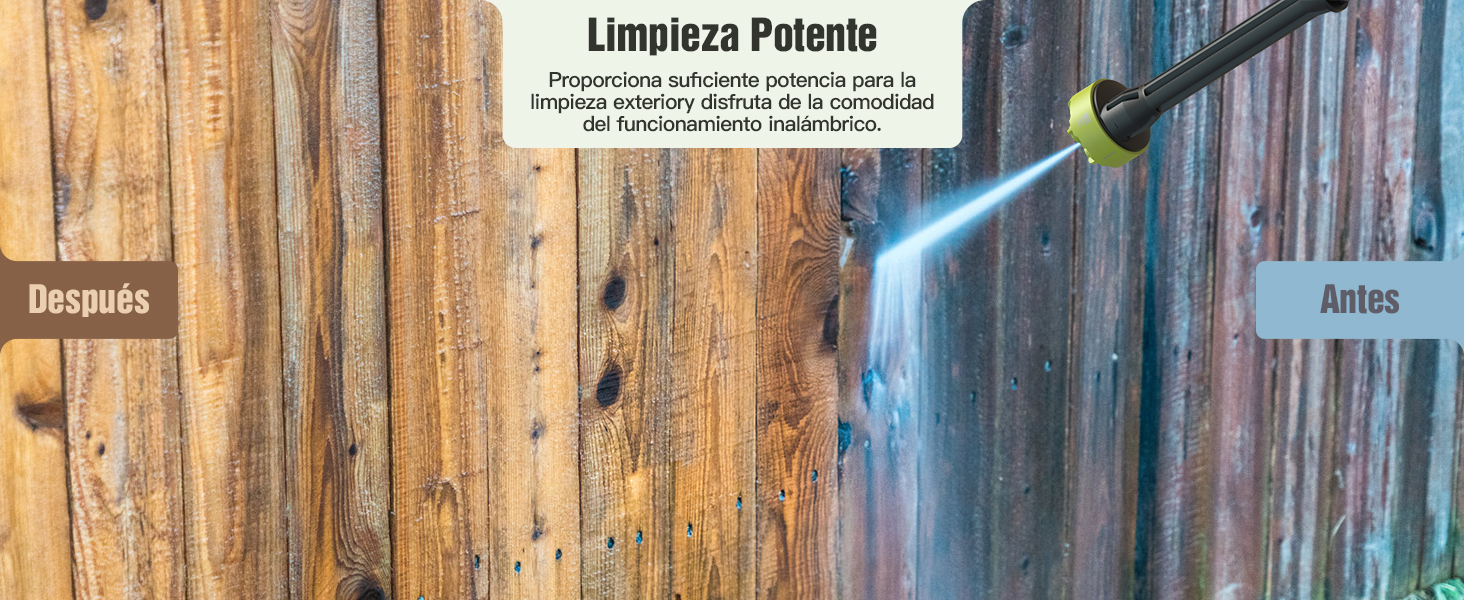 Hidrolimpiadora de Batería