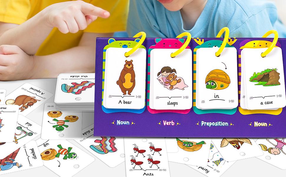 Tarjetas didácticas para desarrollar vocabulario, Tarjetas didácticas para aprender palabras a la