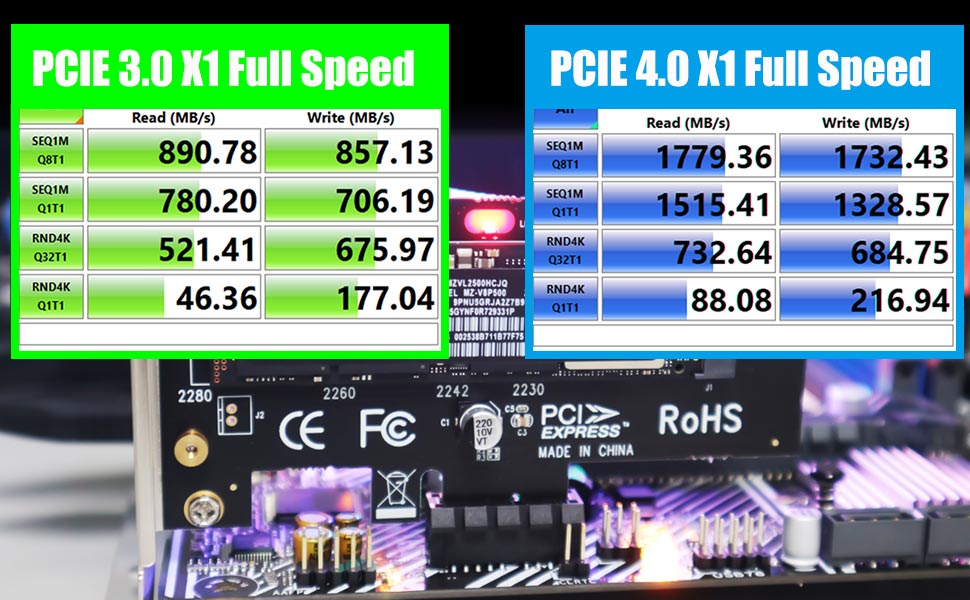 Adaptador M.2 PCI-E X1