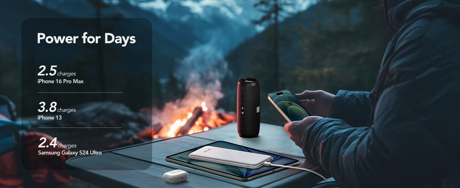 Enorme Capacidad de 26800mAh