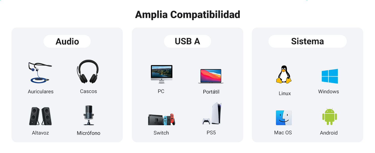 tarjeta de sonido USB