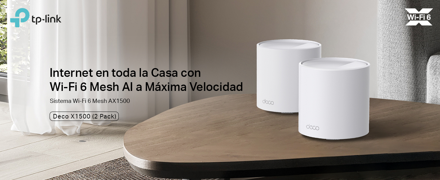 Deco X1500 - Sistema Wi-Fi 6 Mesh AX1500