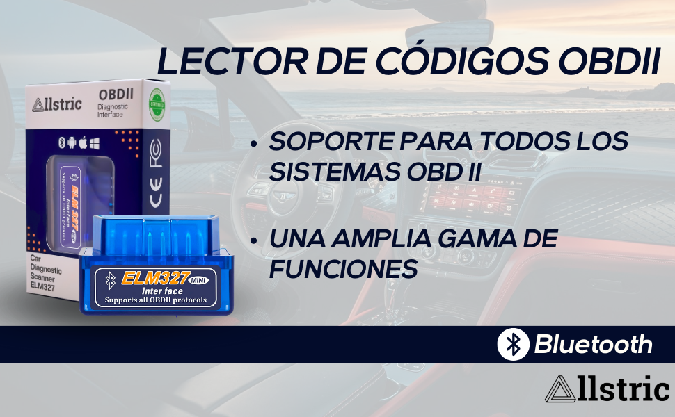 Lector de codigos OBD2, Soporte para obd