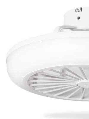 Ventilador de Techo 36W 1800Lm Iluminación LED CCT Variable Control Remoto 50.000H
