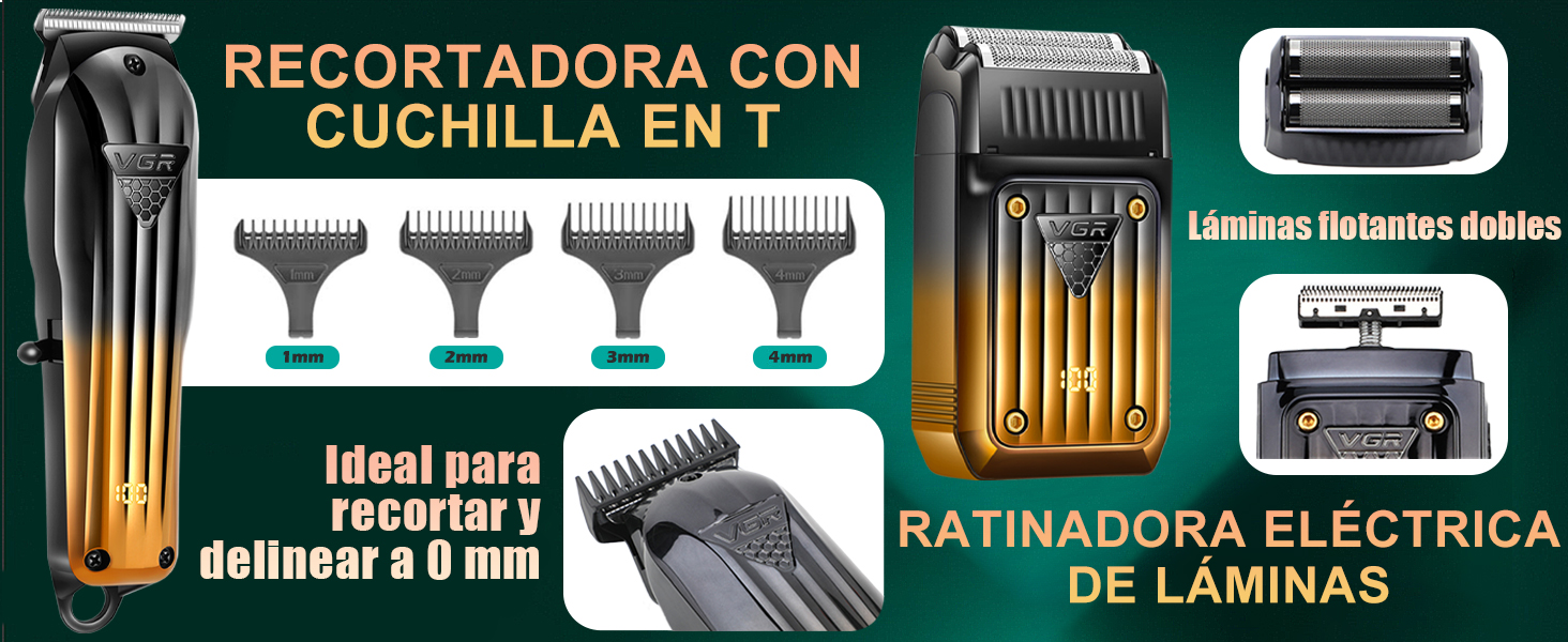 VGR 644 Cortapelos Profesional para Hombres