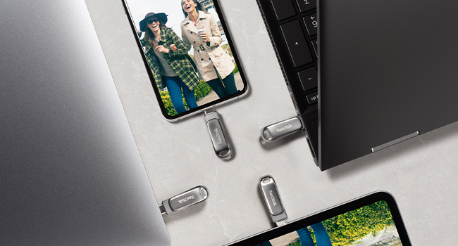 SanDisk Ultra Dual Drive Luxe Silver