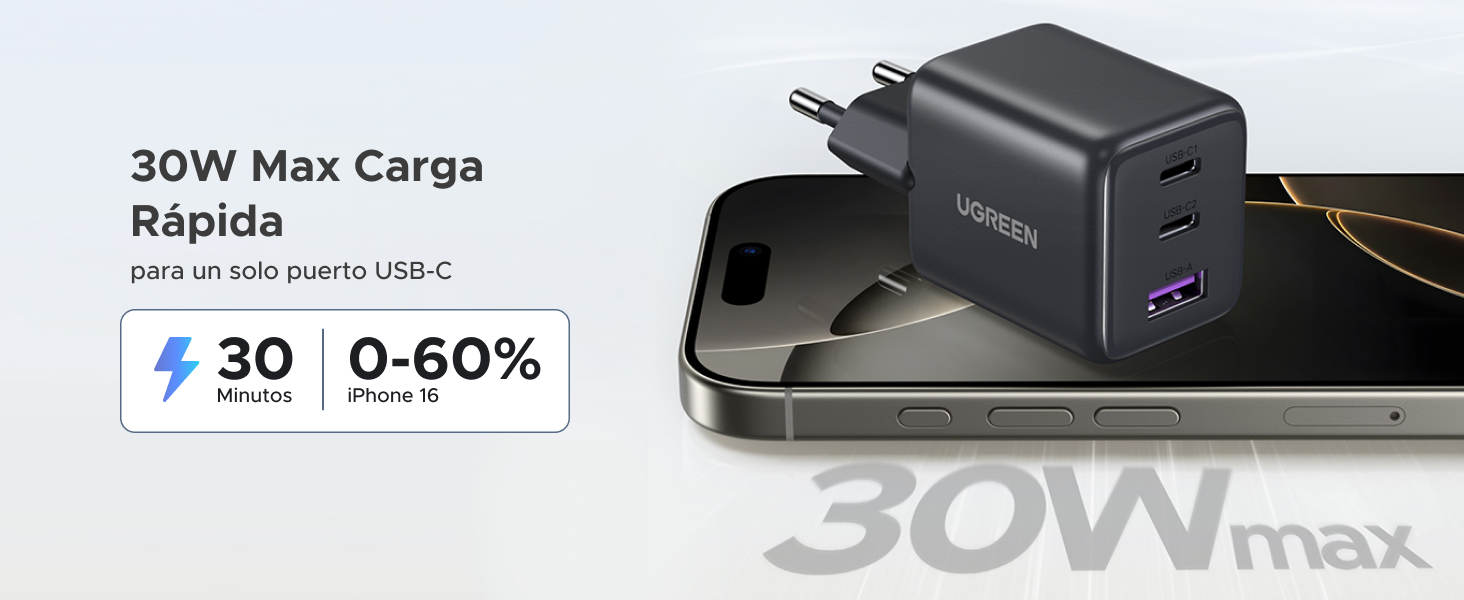 Cargador 30W