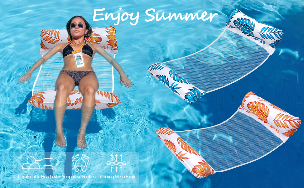 Weeupolfun Hamaca de Agua Inflable