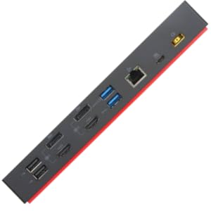 Lenovo, Dock, Puerto, Replicador, USB, 3.0, C, USB-C, HDMI, RJ45, RJ-45, 135W