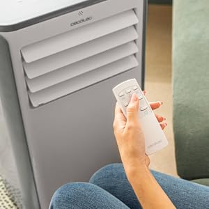 Aire acondicionado portátil / bomba de calor / WIFI / silencioso / mando / temporizador / LED