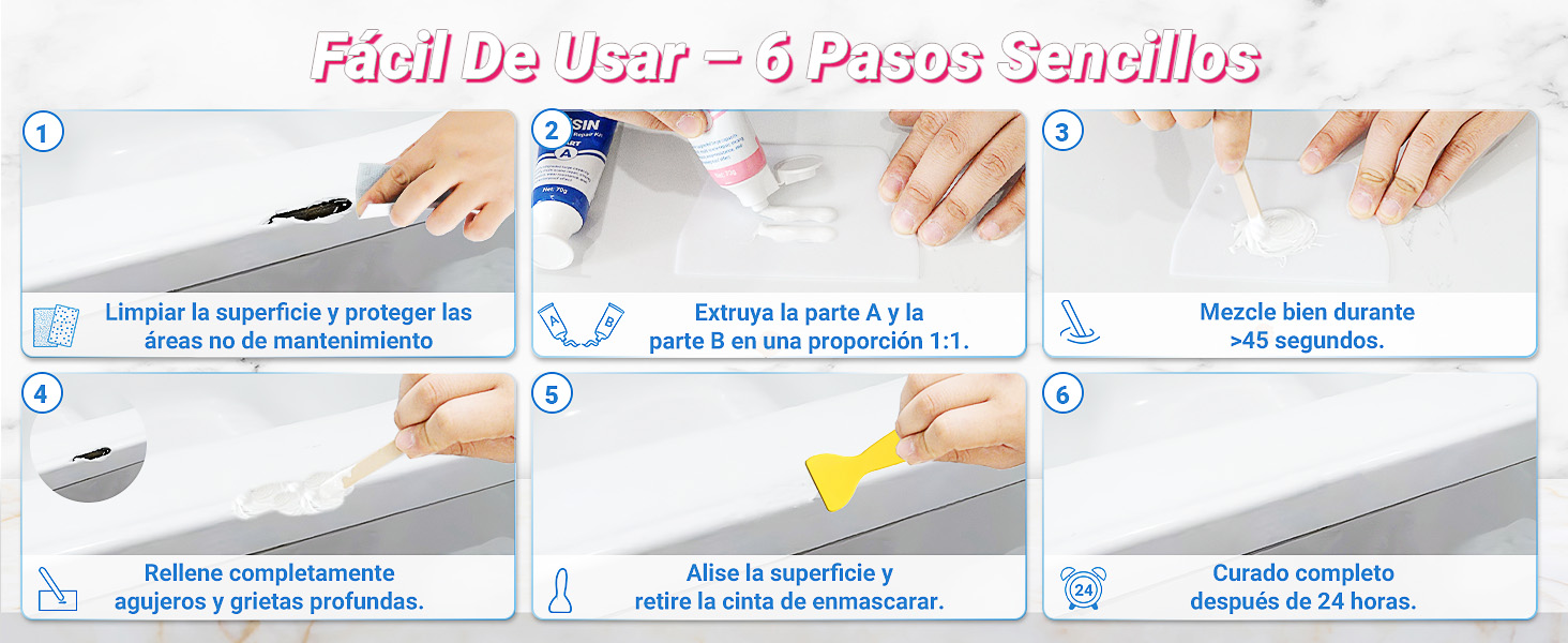 kit arreglo bañera arregla bañera kit reparador óxido de bañera kit reparar bañera