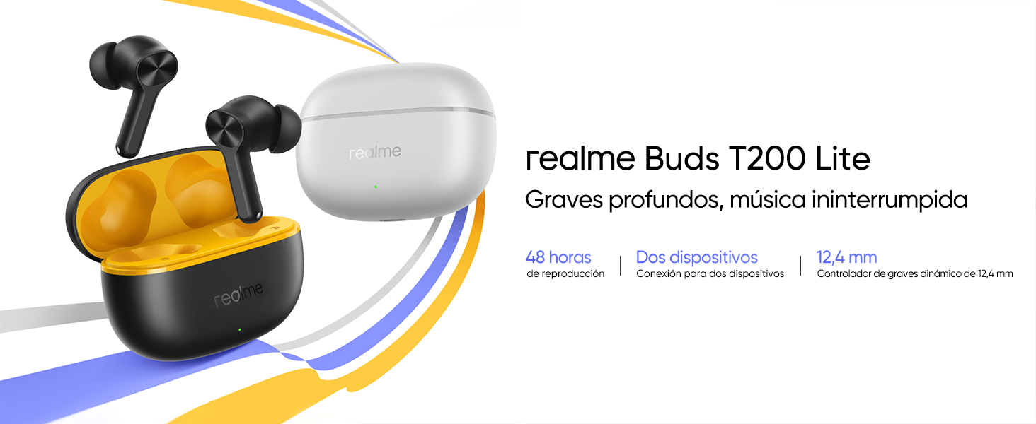 Realme T200 Lite Air 5 6 7 Pro T110 T310 cascos inalambricos auriculares audifonos inalambricos