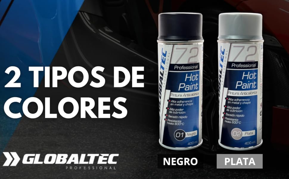 tipos de color pintura anticalórica
