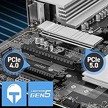 Ranura PCIe 5.0 x16 fortificada