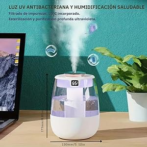 Humidificador bebes mocos y tos, humidificador ultrasonico aceites esenciales bebes