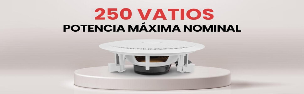 Altavoces Woofer Sistema Sonido Techo Pared Estéreo Empotrado Bass 2-vías