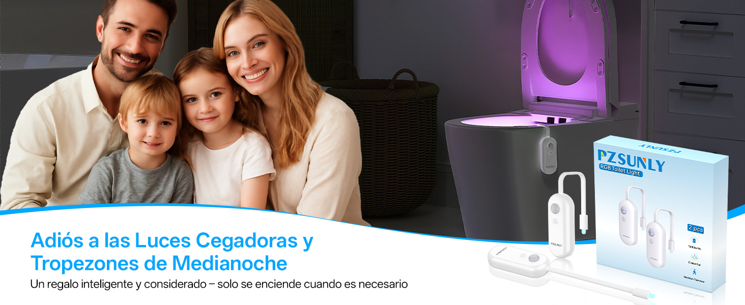 El texto dice «Adiós a las Luces Cegadoras y Trasparentes del Medianoches». Imágenes que muestran a personas mirando pantallas en entornos con poca luz.