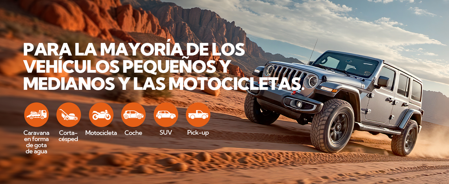 Adecuado para la mayoría de vehículos pequeños y medianos,como camionetas,SUV y caravanas remolcadas