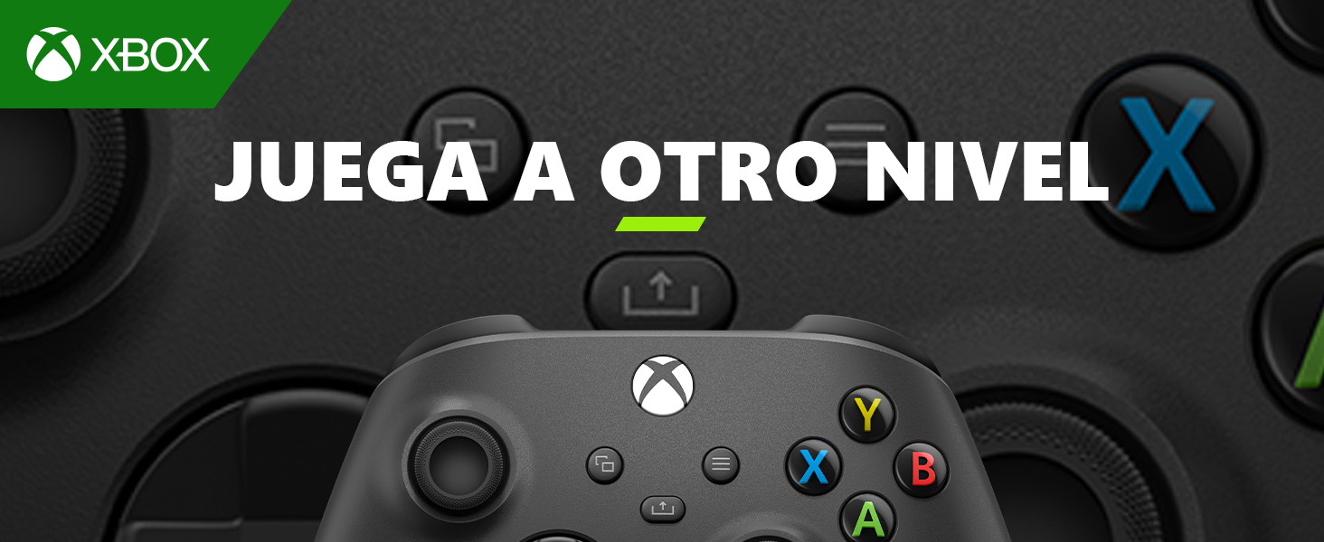 Mando Inalámbrico Xbox Carbon Black
