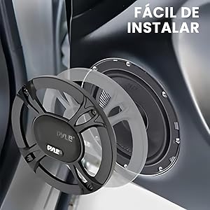 altavoces estéreo auto universales triaxiales audio música calidad instalación