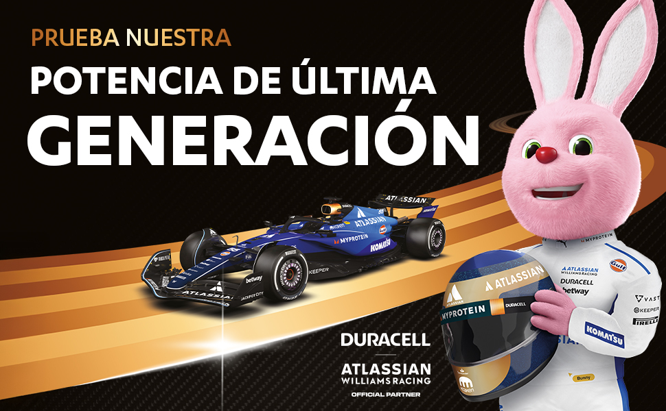ES Alkaline Williams Racing Win Bunny A+ banner