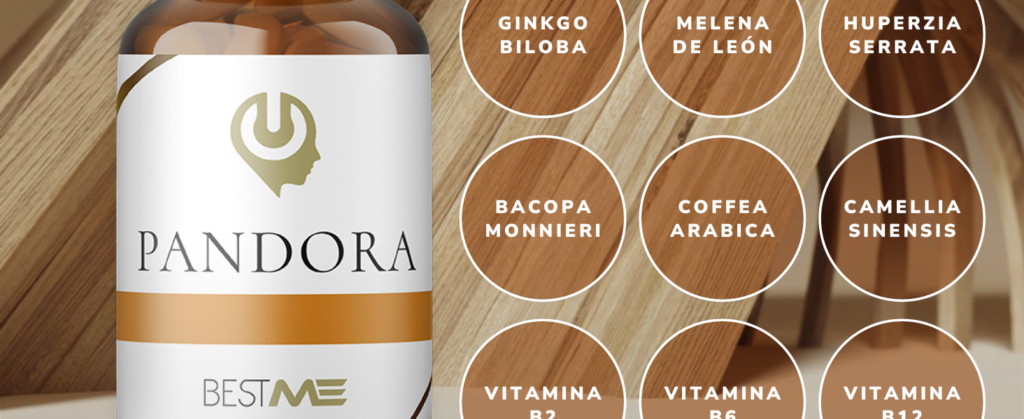 PANDORA con 9 ingredientes naturales