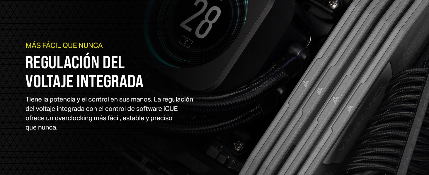 Software iCUE, Regulación de voltaje integrada, DDR5