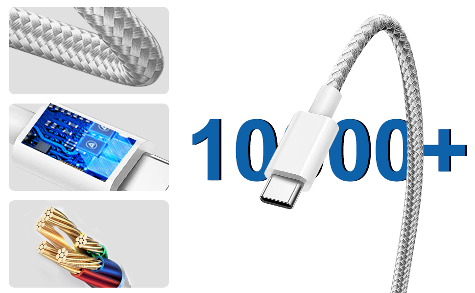 Cargador USB C 45W con 1.2m USB C a USB C Cable