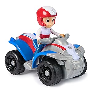 Paw Patrol vehículo y figura, Patrulla Canina, Chase, Marshall, Skye, Rocky, Rubble, Ryder