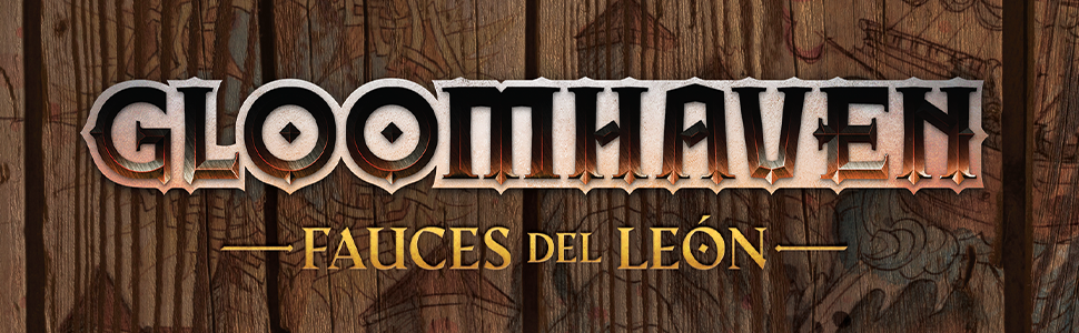 Gloomhaven, Cephalofair, Asmodee, juego de tablero, rol, aventura, juego de mesa, fauces, león