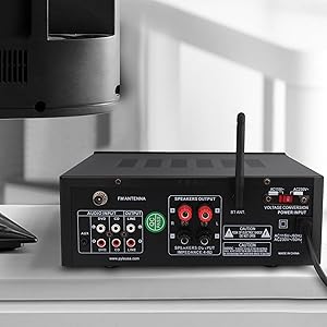 Amplificadores Potencia Sonido Audio Estéreo Bluetooth Inalámbrico Compacto Digital Sistema