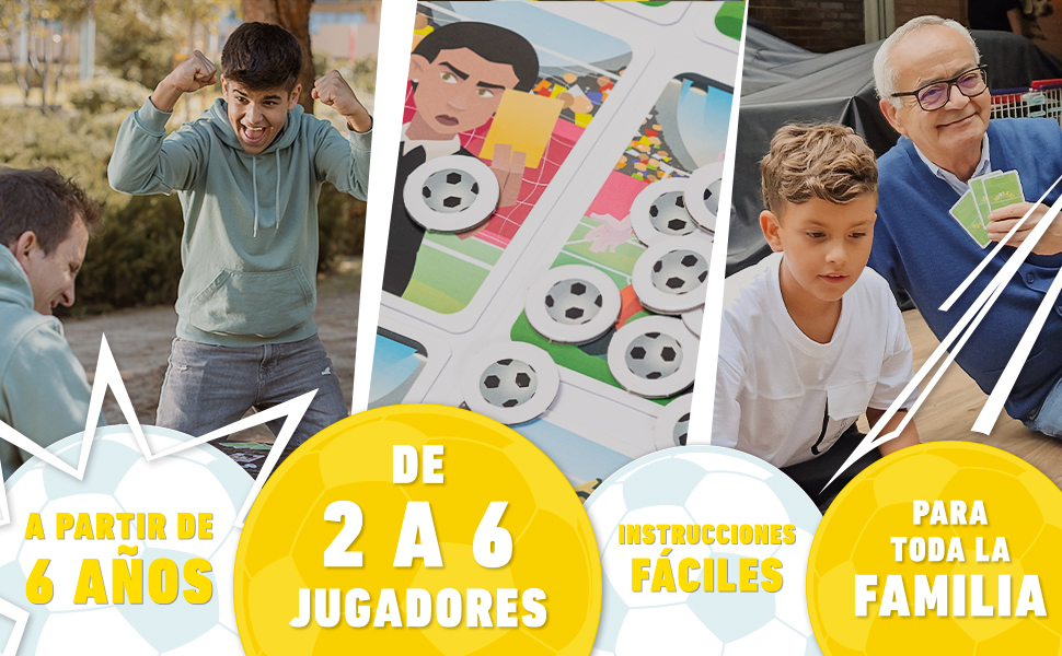 Goles, juego de mesa, futbol, familiar