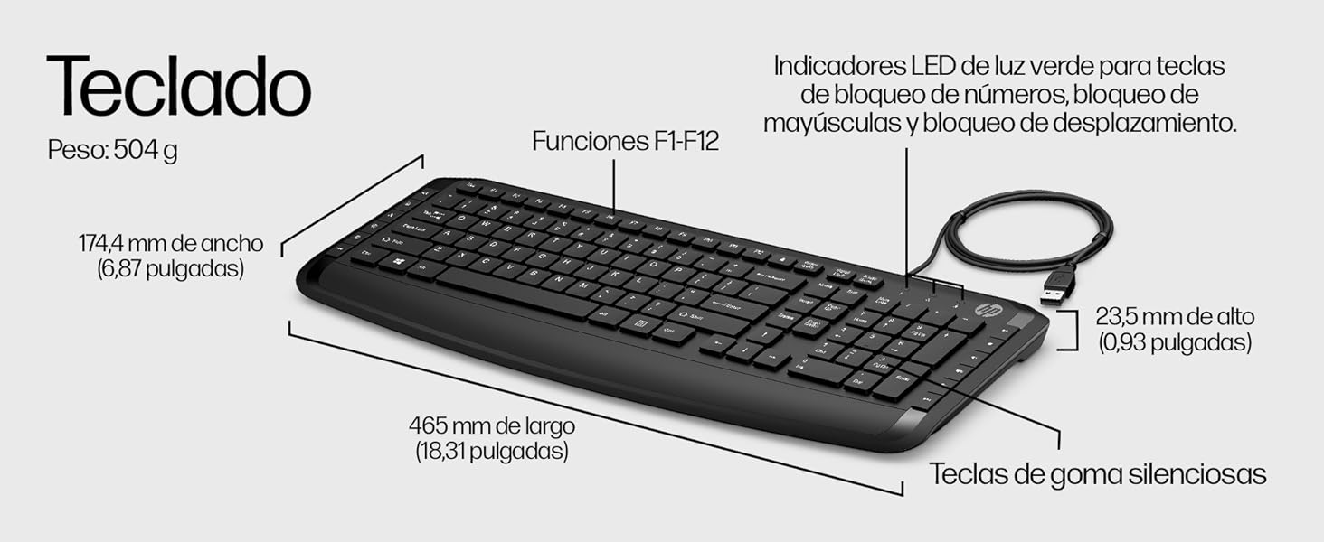 Teclado y ratón HP Pavilion 200