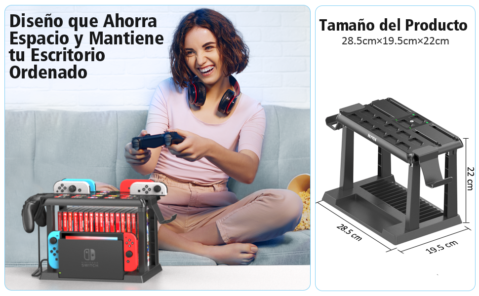 Kytok Almacenamiento Juego Para Nintendo Switch
