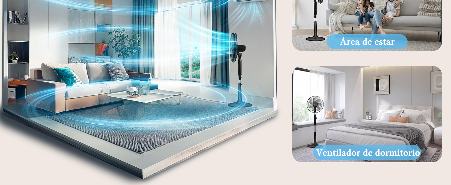 ventilador de pie silencioso
