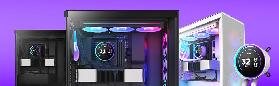 refrigeracion liquida cooler ventilador 120mm disipador 360mm 280mm 240mm kraken elite aio
