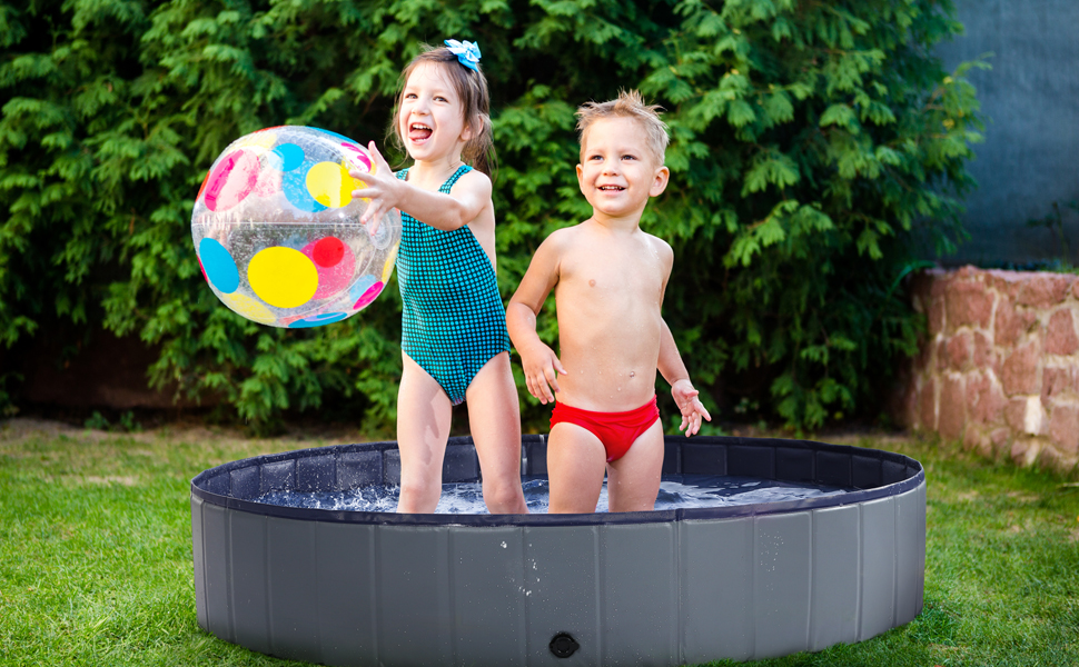 faltbarer kinderpool hundebadewanne pool ohne aufblasen