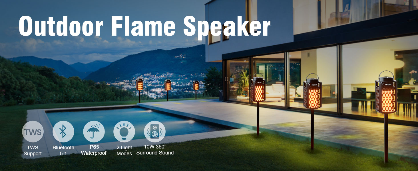 blonbar Altavoz Bluetooth Inalambrico Exterior Altavoces