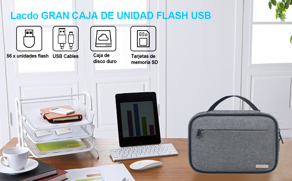USB Flash Drive Case Thumb Drive Portable Electronic Accessories Storage Bag