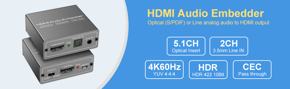 HDMI Audio Embedder