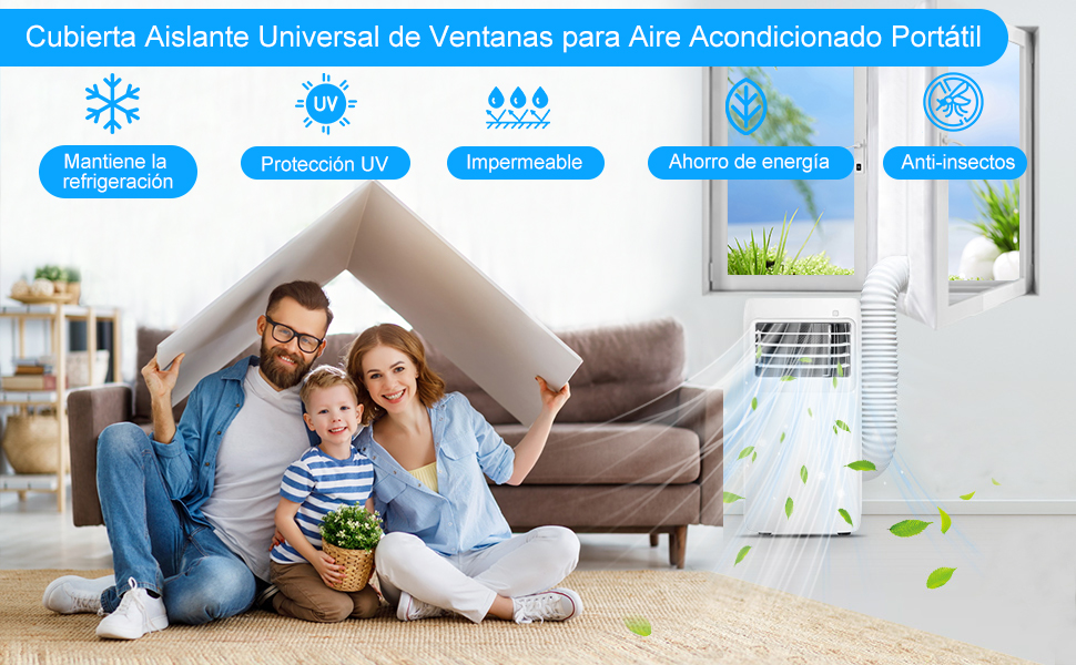 Kit Ventana Aire Acondicionado Portatil