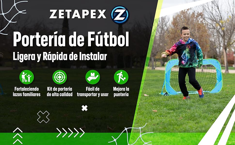 Porteria futbol plegable