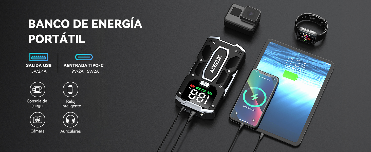 una estación de carga para teléfonos inteligentes con cargador y cargador.