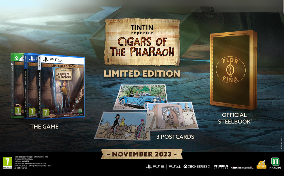Tintín, Los cigarros del faraón, Limited Edition, Aventuras, Oriente, Tumba faraón, Viaje épico